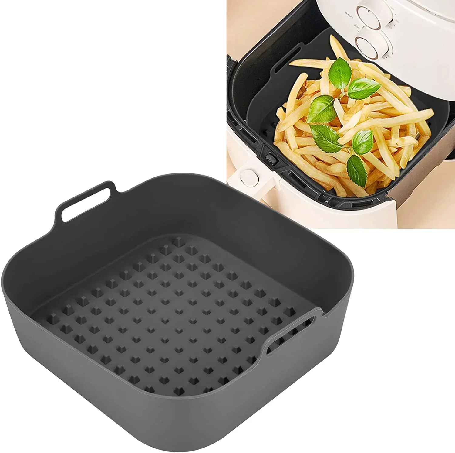 Air Fryer Silicone Pot Liner - Air Fryer panci silikon tebal dapat