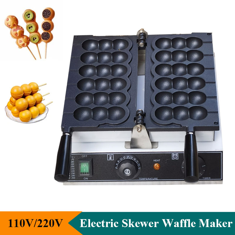 Mini Waffle Maker Machine - Mesin Pembuat Waffle Anti Lengket Listrik
