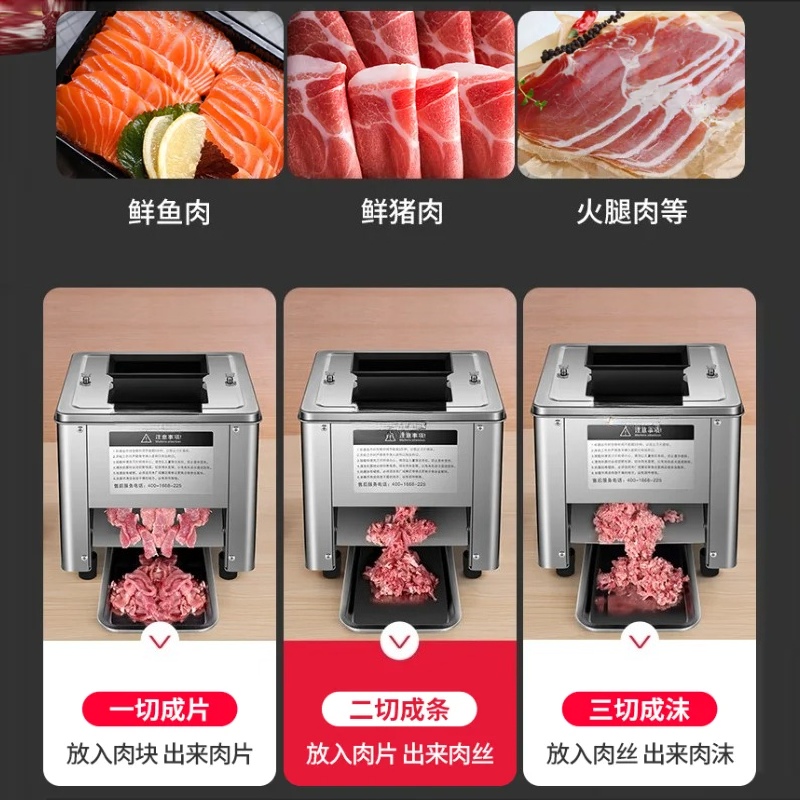 Automatic Meat Slicer Home - Mesin Pengiris Daging Elektrik Penggiling Rumah
