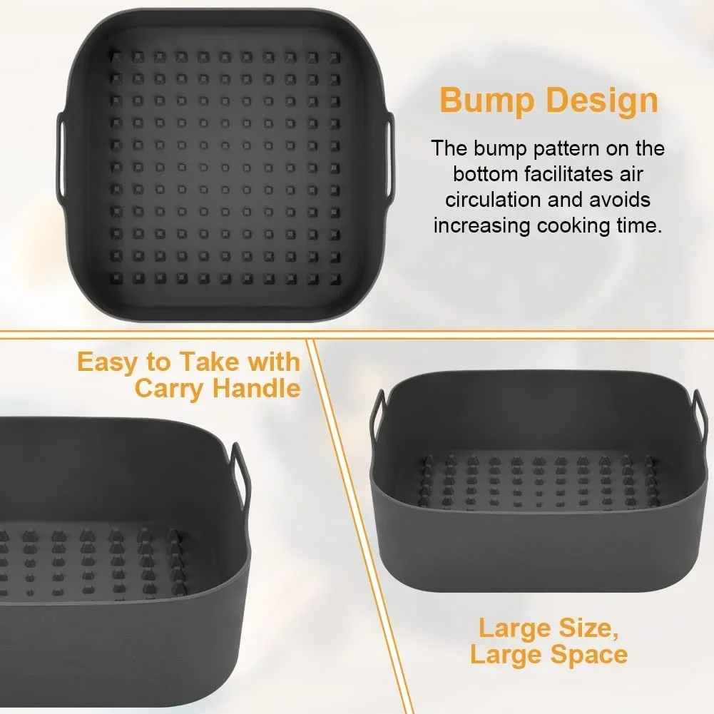 Air Fryer panci silikon tebal  - Air Fryer Silicone Pot Liner ulasan dan harga