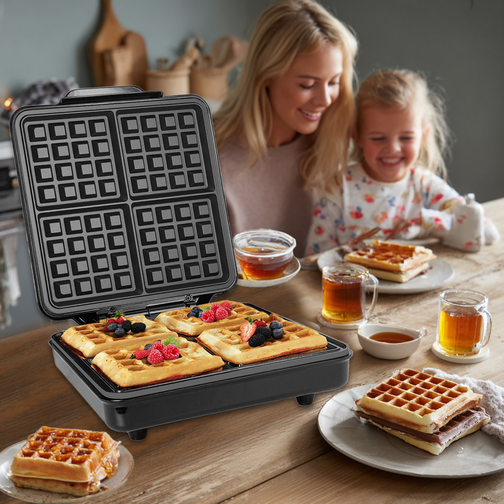 Mesin Pembuat Waffle Belgia Mi - Mini Waffle Maker Machine ulasan dan harga