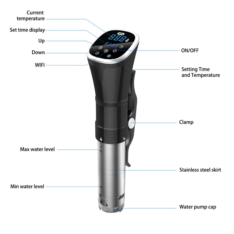 Alat Masak Sous Vide Tahan Air - Digital Sous Vide Precision Cooker ulasan dan harga