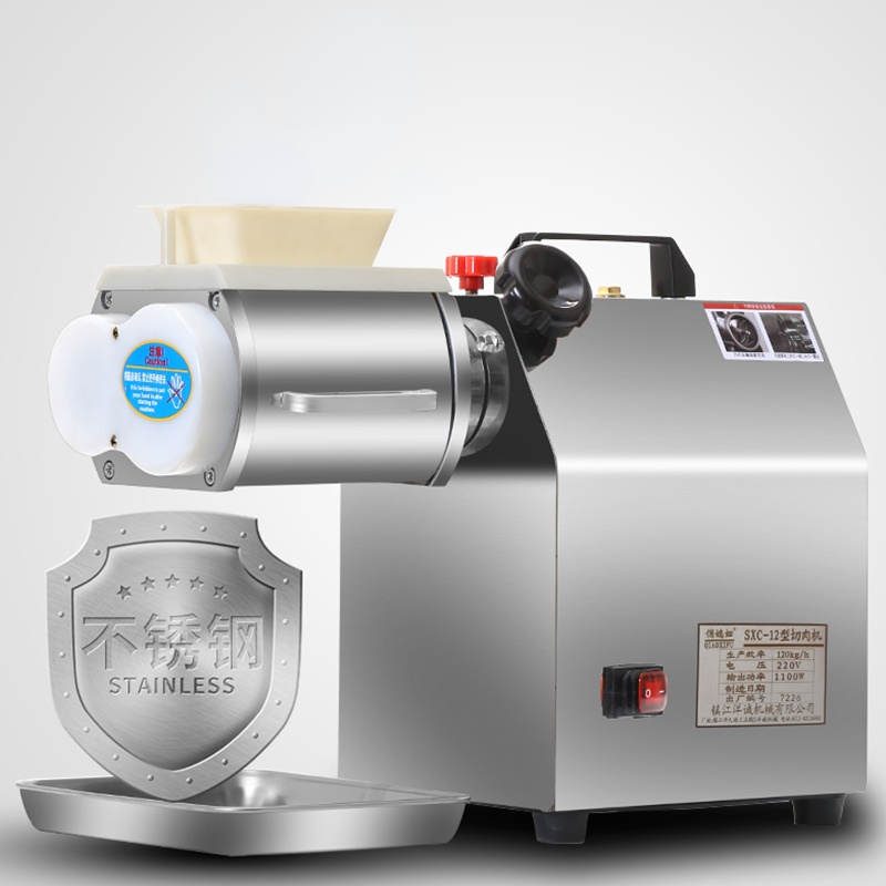 Alat Pengiris Daging Komersial - Automatic Meat Slicer Home ulasan dan harga